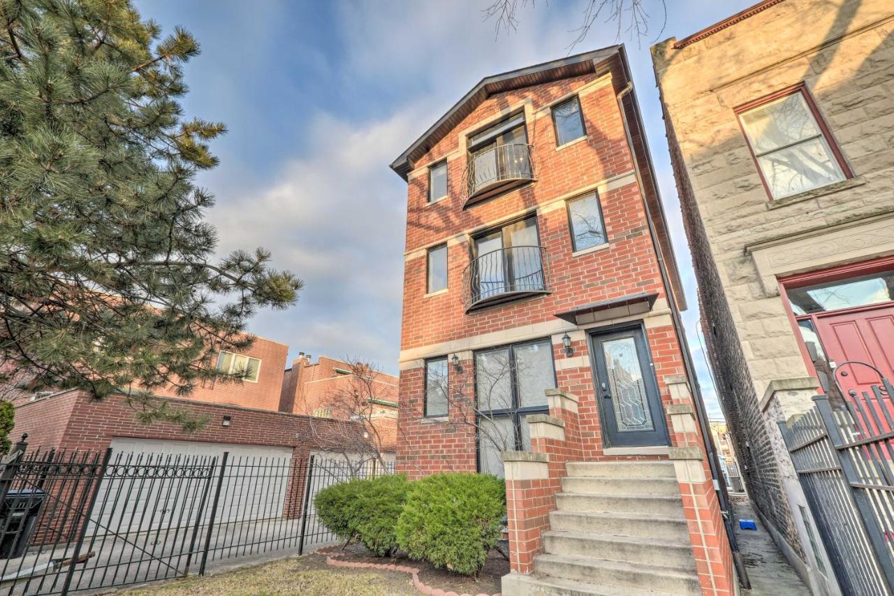 Chicago Condo With Balcony Walk To Cta Stations! Экстерьер фото