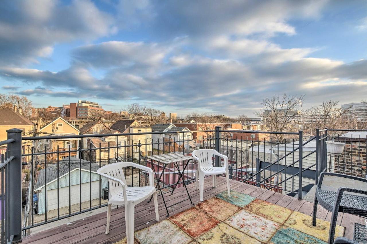 Chicago Condo With Balcony Walk To Cta Stations! Экстерьер фото